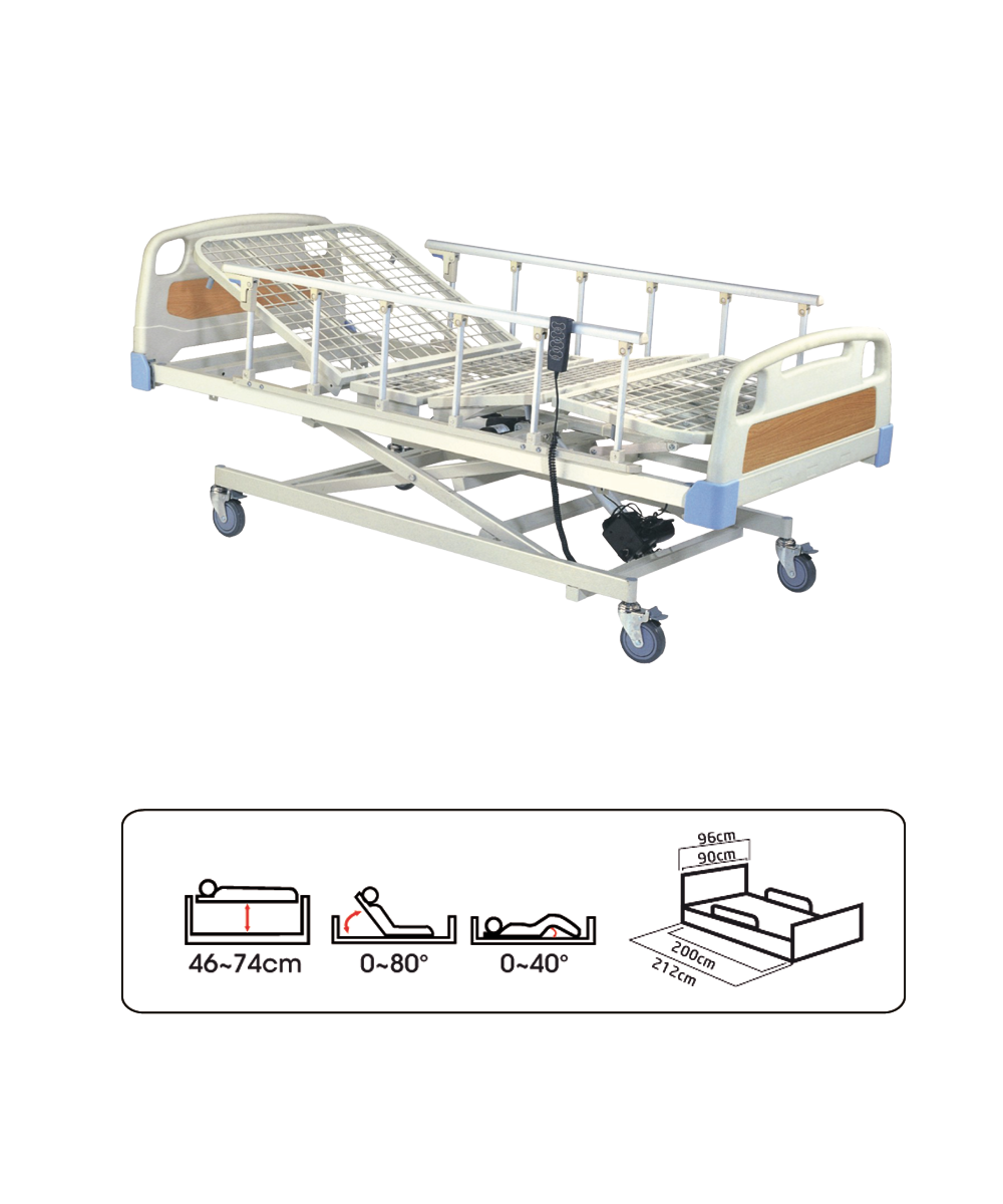 Cama eléctrica 3 funciones importada