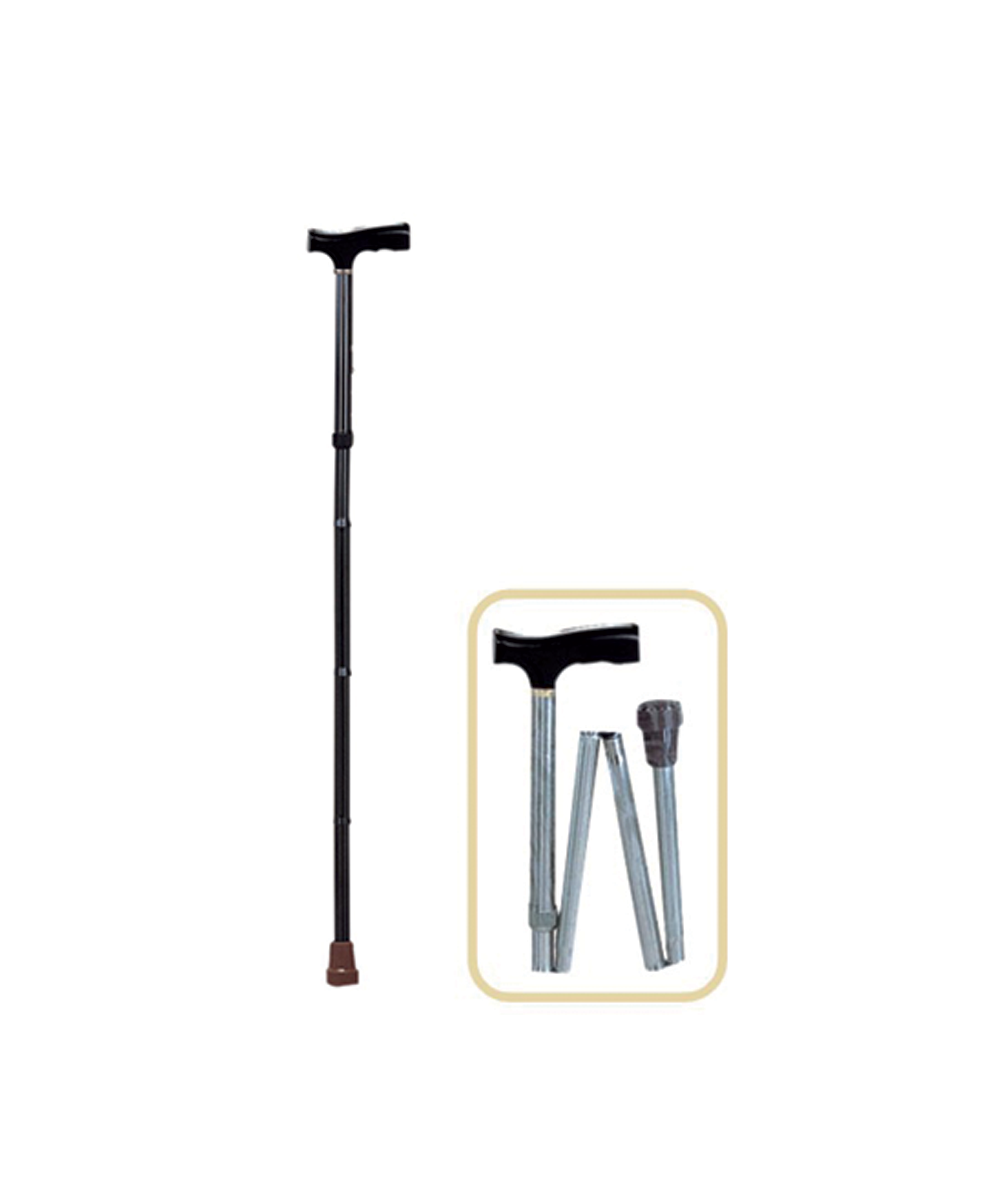 Bastón aluminio regulable plegable