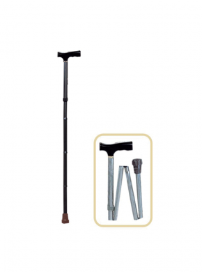 Bastón aluminio regulable plegable