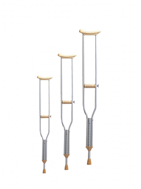 Muleta axilar aluminio