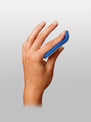 Inmovilizador de dedos curvo