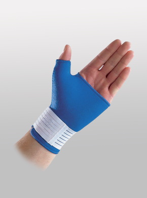 Muñequera neopreno con soporte para dedo pulgar